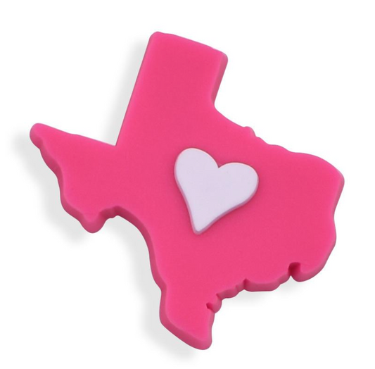 Texas - Pink Texas with Heart